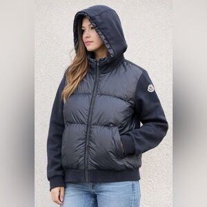 Moncler Kids 14 Tricot Bomber Jacket – Fits Women XS/S